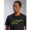 triko AGELESS 2.0 CSF, ALPINESTARS (černá/zelená) (Velikost S)