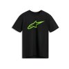 triko AGELESS 2.0 CSF, ALPINESTARS (černá/zelená) (Velikost S)