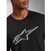 triko AGELESS SHADOW CSF, ALPINESTARS (černá/bílá) (Velikost S)