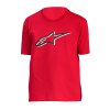 triko AGELESS SHADOW CSF, ALPINESTARS (červená) (Velikost S)