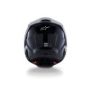 přilba S-M3 RADIUM, ALPINESTARS (černá/bílá/šedá) 2026 (Velikost XS)