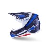 přilba SUPERTECH S-M7 RISE, ALPINESTARS (modrá/bílá) 2026 (Velikost XS)