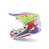 přilba SUPERTECH S-M7 FUSE, ALPINESTARS (bílá/žlutá fluo/fialová) 2026 (Velikost XS)