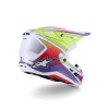 přilba SUPERTECH S-M7 FUSE, ALPINESTARS (bílá/žlutá fluo/fialová) 2026 (Velikost XS)