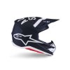 přilba SUPERTECH S-M7 DASHER, ALPINESTARS (černá/bílá/matná) 2026 (Velikost XS)