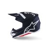 přilba SUPERTECH S-M7 DASHER, ALPINESTARS (černá/bílá/matná) 2026 (Velikost XS)