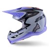 přilba S-M3 edice JETT LAWRENCE, ALPINESTARS, dětská (šedá/fialová/černá) 2026 (Velikost S)