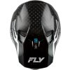 přilba FORMULA S CARBON BYTE, FLY RACING - USA (/carbon/šedá/stříbrná) (Velikost M)