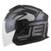 přilba Jet Tech 2.0 RoTo, CASSIDA (černá matná/šedá/bílá) 2026 (Velikost XS (53 až 54 cm))