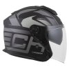 přilba Jet Tech 2.0 RoTo, CASSIDA (černá matná/šedá/bílá) 2026 (Velikost XS (53 až 54 cm))