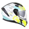 přilba Orbit Track, CASSIDA (bílá/žlutá fluo/tyrkysová/černá) 2026 (Velikost 2XL (63 až 64 cm))