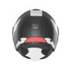 přilba N182 ROUND, NOX (černá matná, červená) 2026 (Velikost XS)