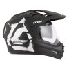 přilba Tour 2.0 Crew, CASSIDA (černá matná/bílá, plexi s přípravou pro Pinlock) 2026 (Velikost 2XL (63 až 64 cm))