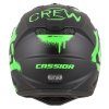 přilba Cross Cup 2 Crew, CASSIDA (černá matná/zelená fluo) 2026 (Velikost 2XL (63 až 64 cm))