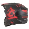 přilba Cross Cup 2 Crew, CASSIDA (černá matná/červená) 2026 (Velikost 2XL (63 až 64 cm))