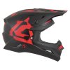 přilba Cross Cup 2 Crew, CASSIDA (černá matná/červená) 2026 (Velikost 2XL (63 až 64 cm))