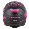 přilba Cross Cup 2 Crew, CASSIDA (černá matná/růžová fluo) 2026 (Velikost L (59 až 60 cm))