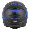 přilba Cross Cup 2 Crew, CASSIDA (černá matná/modrá) 2026 (Velikost 2XL (63 až 64 cm))