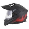 přilba XD1, ZED (černá matná/červená) 2026 (Velikost L (59 až 60 cm))
