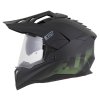 přilba XD1, ZED (černá matná/tmavě zelená) 2026 (Velikost L (59 až 60 cm))