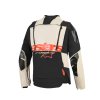 bunda HALO PRO DRYSTAR XF, ALPINESTARS (krémová/černá/červená) 2026 (Velikost S)