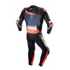 jednodílná kombinéza GP PLUS 4, TECH-AIR kompatibilní, ALPINESTARS (černá/červená fluo/tmavě modrá) (Velikost 56)