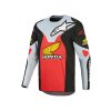 dres RACER VEIL HONDA kolekce, ALPINESTARS (černá/šedá/červená/žlutá) 2026 (Velikost S)