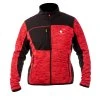 bunda ACI kombinace úplet a softshell - červená + černá (Velikost S)