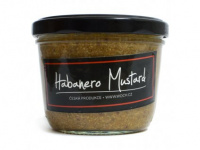 Hořčice habanero mustard. Skvěle pikantní.  