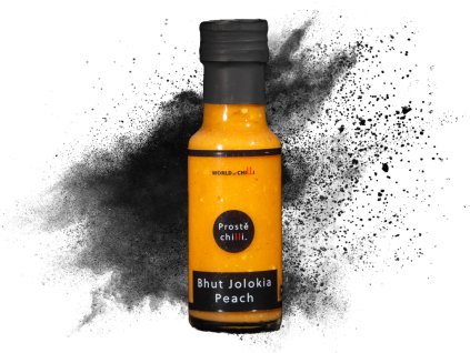Proste chilli Bhut Jolokia peach