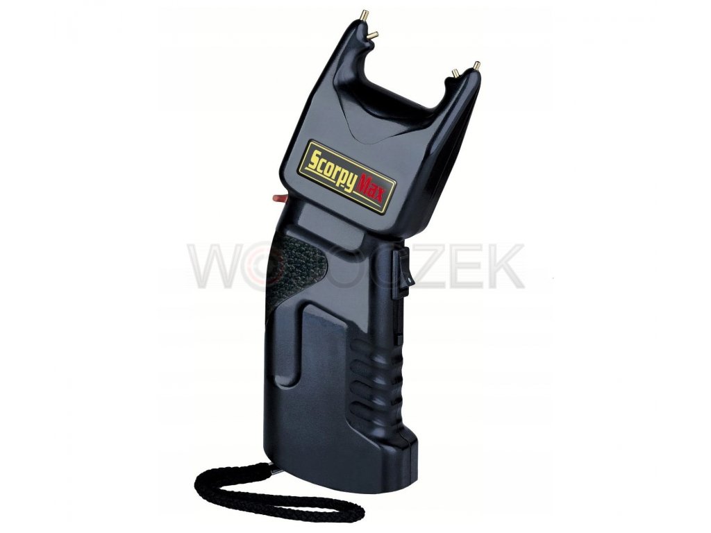 ESP SCORPY MAX stun gun with a power of 500,000 V with PEPPER GAS