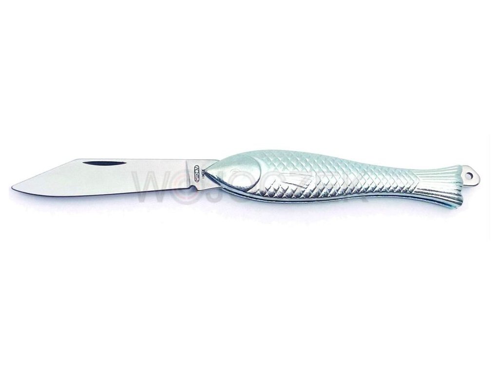 Fish pocket knife 130-NZN-1 -brass - WOJOCZEK
