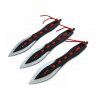 SET OF 3 THROWING KNIVES + HOLSTER N410A