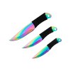 SET OF 3 LARGE THROWING KNIVES + HOLSTER N-433
