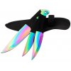 SET OF 3 LARGE THROWING KNIVES + HOLSTER N-433