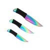 SET OF 3 LARGE THROWING KNIVES + HOLSTER N-433