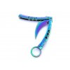 Nůž Motýlek RAINBOW KARAMBIT