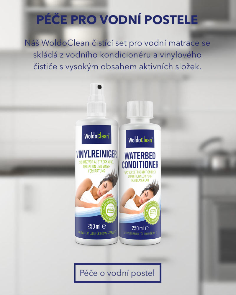 Péče o vodní postele