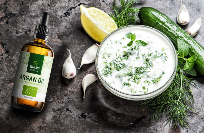 Arganový jogurtový dresing