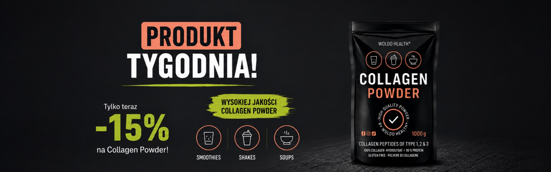 Kolagen 1kg 15%