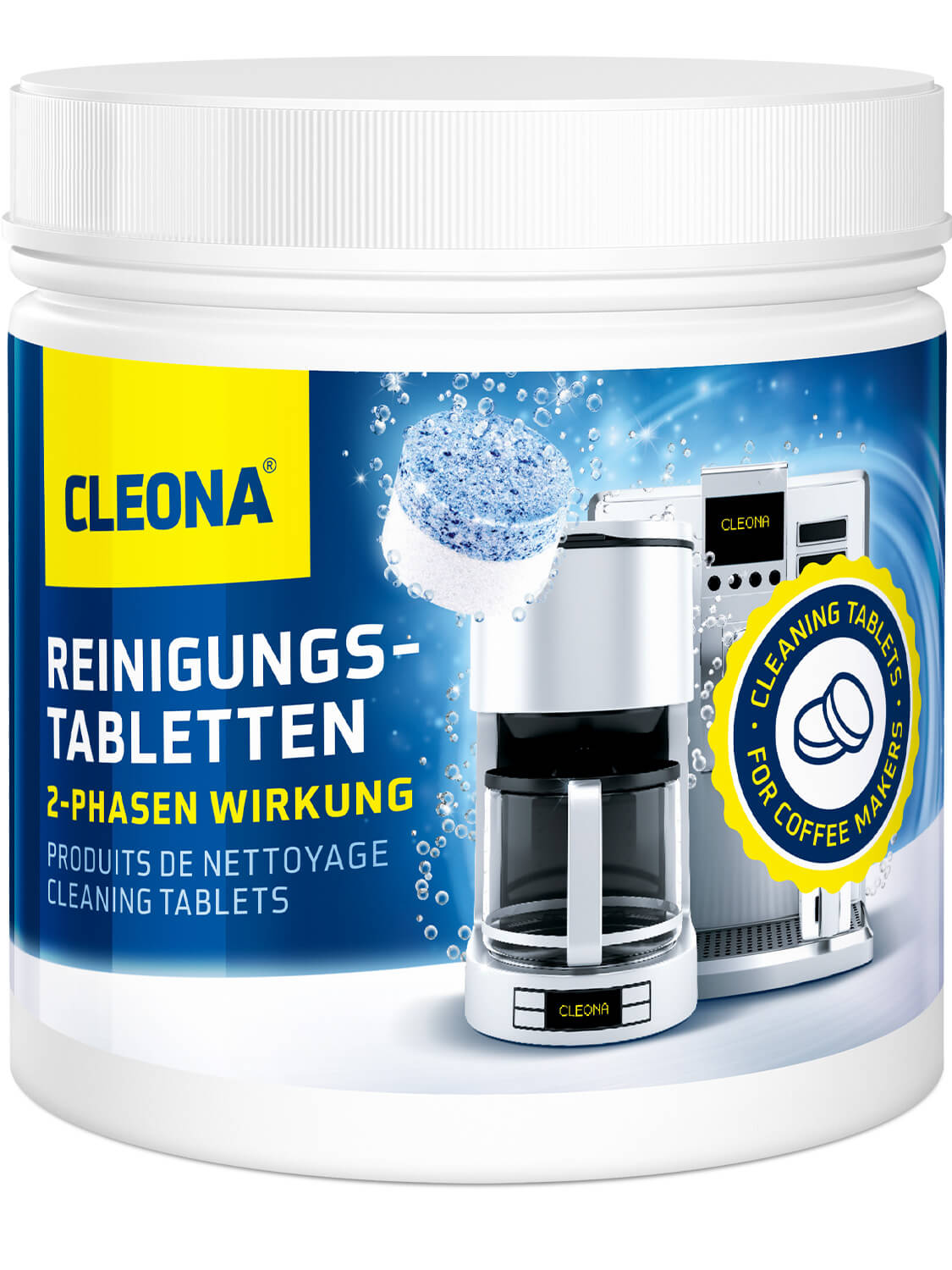 Cleona® Dvoufázové čisticí tablety do kávovarů 30ks