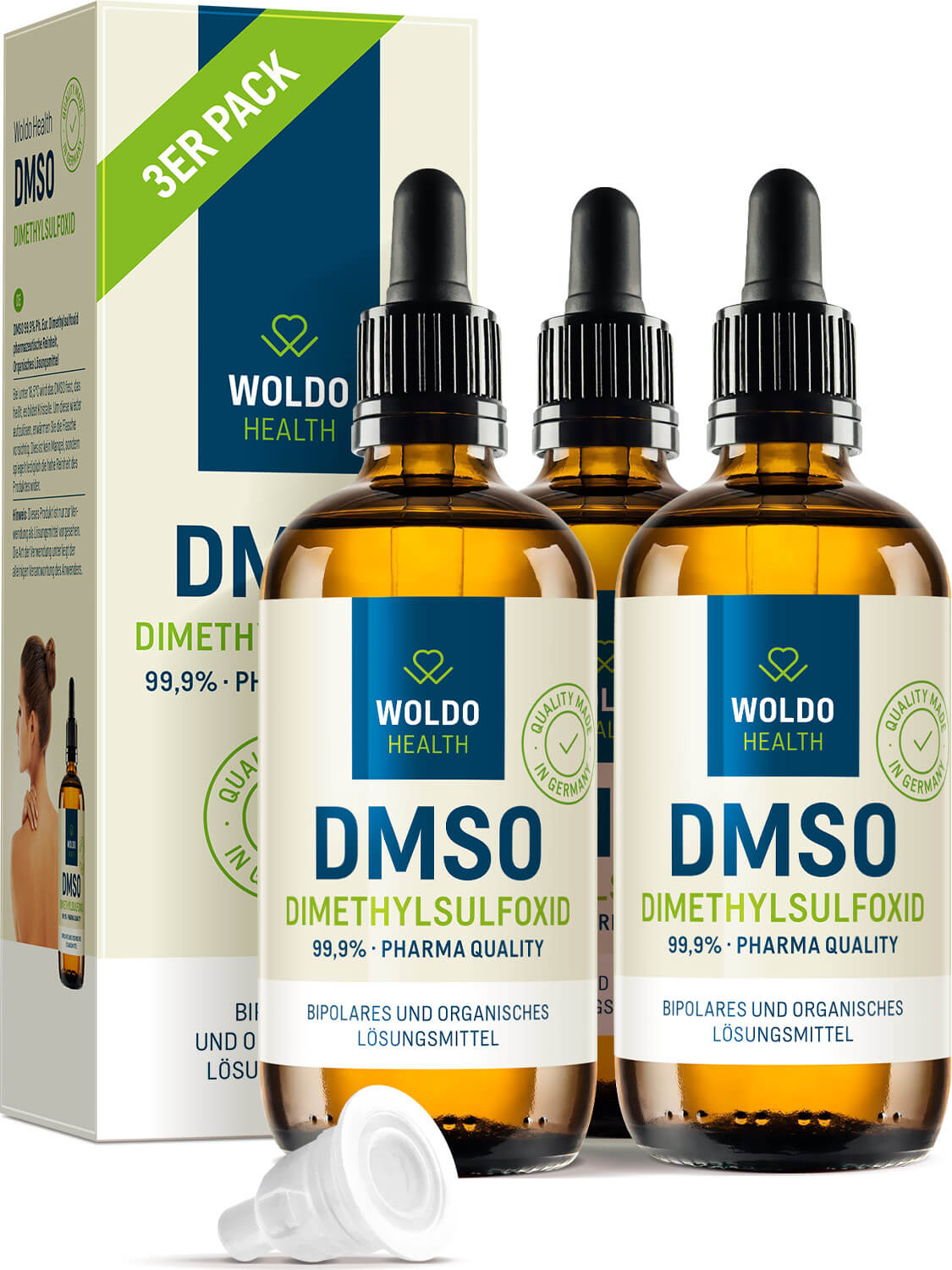 DMSO dimethylsulfoxid 99.9% 300 ml WoldoHealth ZDRAVÍ,KRÁSA,ČISTOTA S15 WHDMSOPA3X100