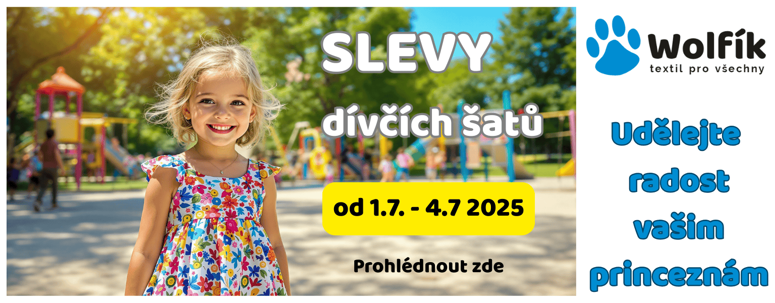 Slevy dívčí šaty