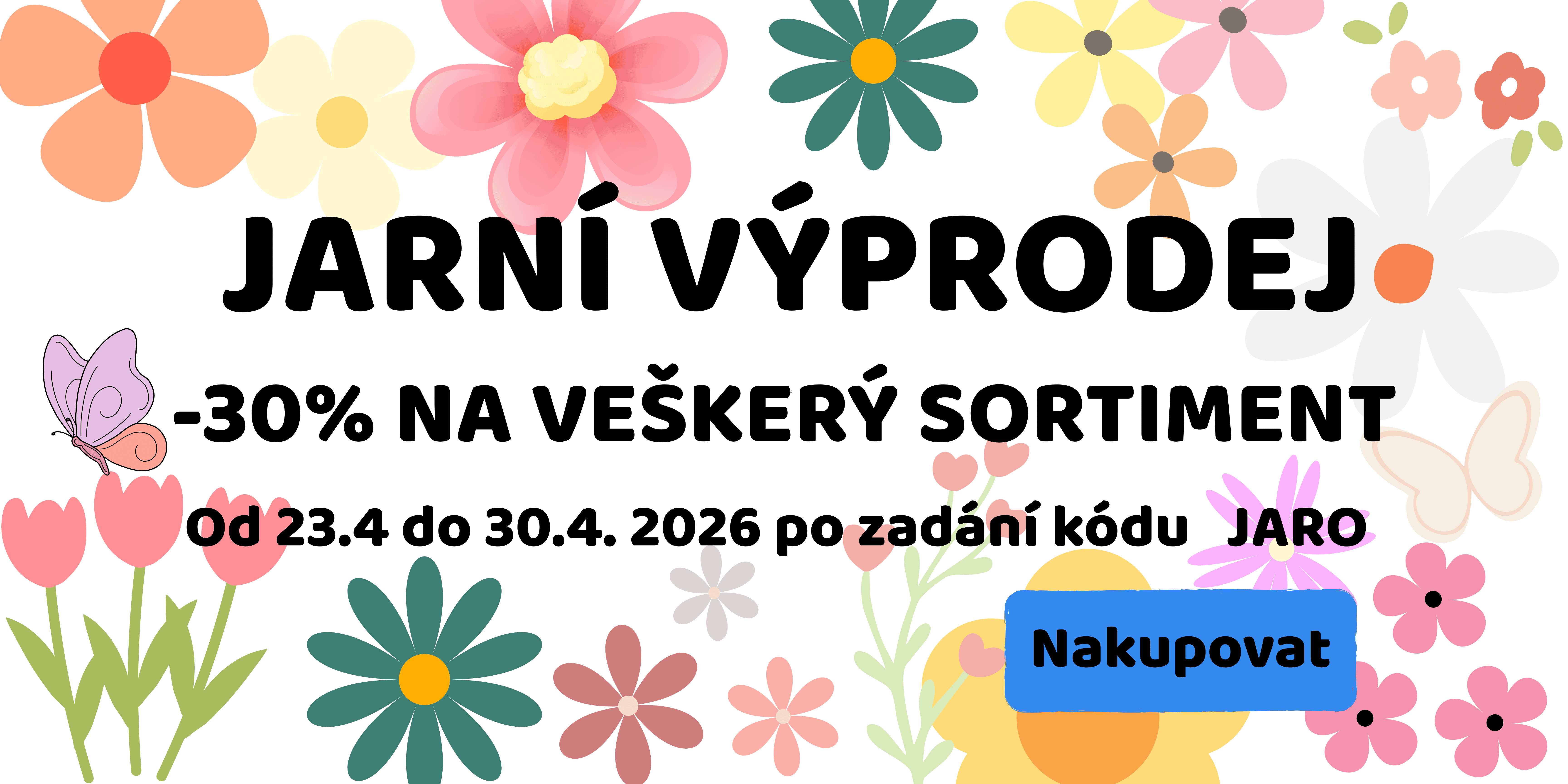 Jarní výprodej 2