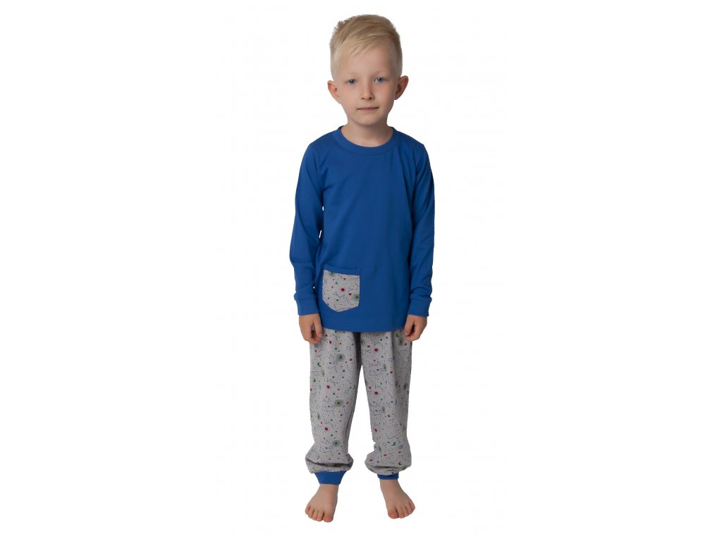 Dětské pyžamo CALVI 18-434 - modré