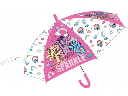Dětský deštník MY LITTLE PONY 5250692 - růžová/transparentní
