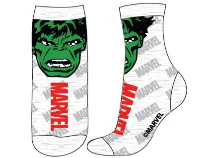 Dětské ponožky AVENGERS 5234308 - bílé, Hulk