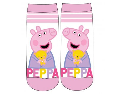 Dětské ponožky PEPPA PIG 5234745 - růžová/bílá