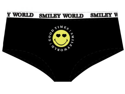 Dívčí kalhotky SMILEY 5233146 - černé