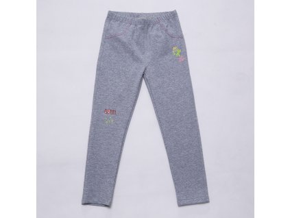 Dívčí tepláky WOLF T2981 - šedý melír (Velikost 128)